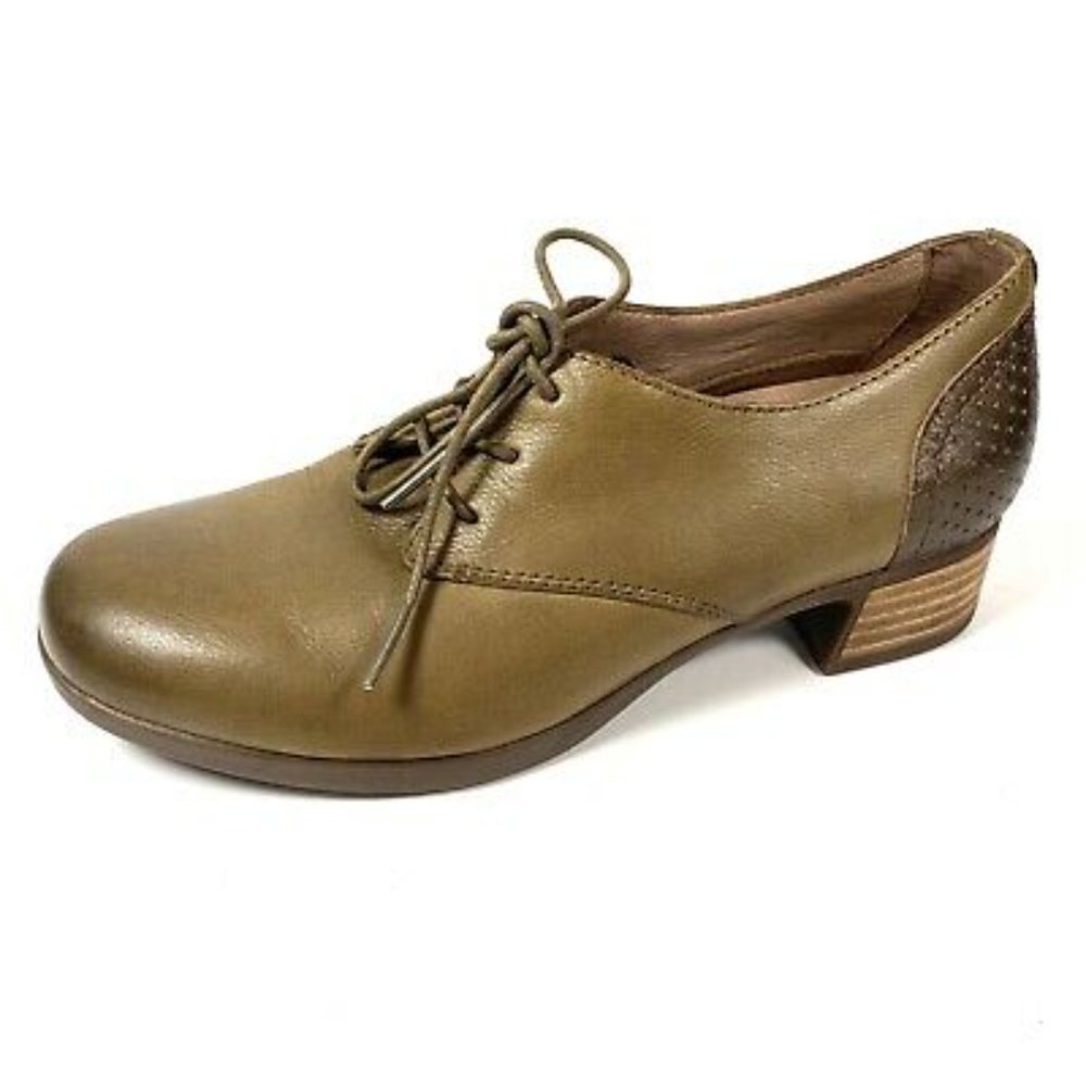 Dansko Louise Lace Up Heeled Oxford, 36